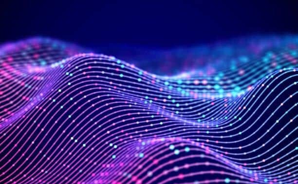 Illustration of musical sound waves